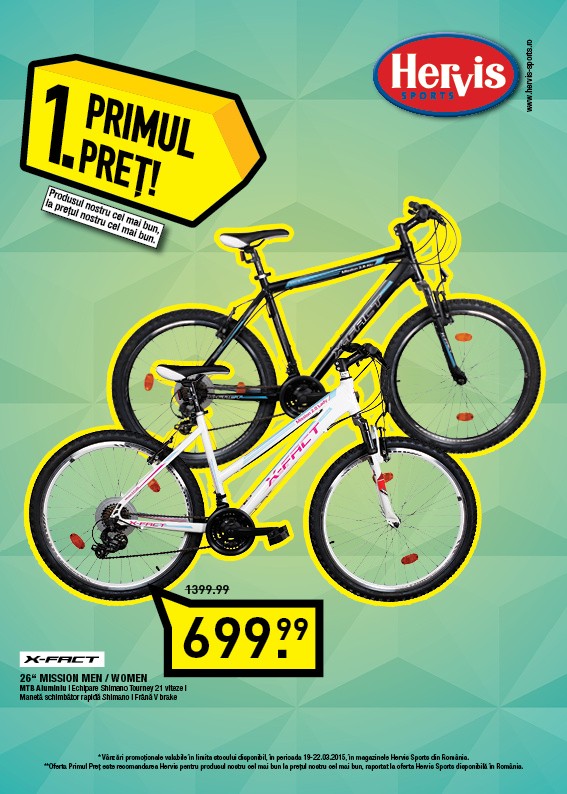 Catalog Hervis Oferte Biciclete Primavara 2015 - AZ