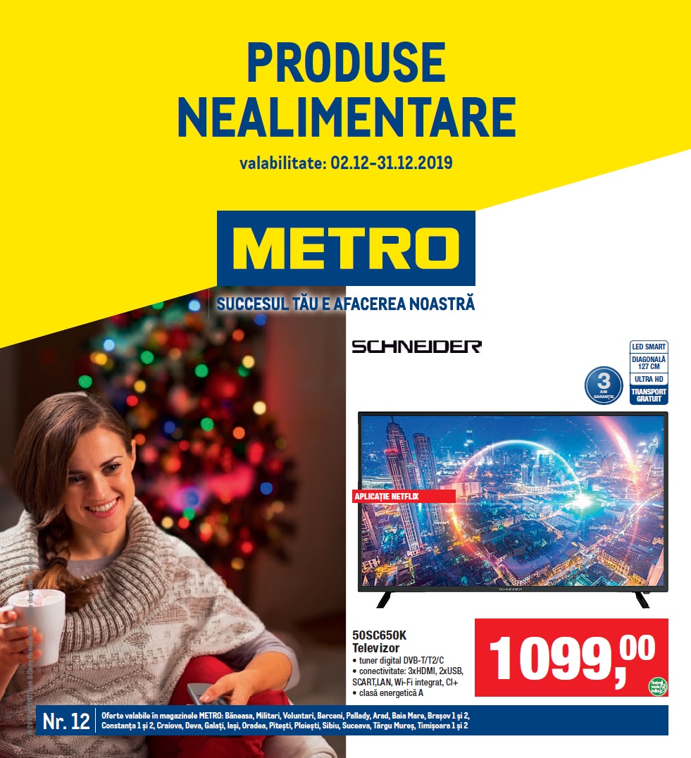 Metro Brasov Oferte Televizoare 02-31 Decembrie 2019 - Catalog AZ