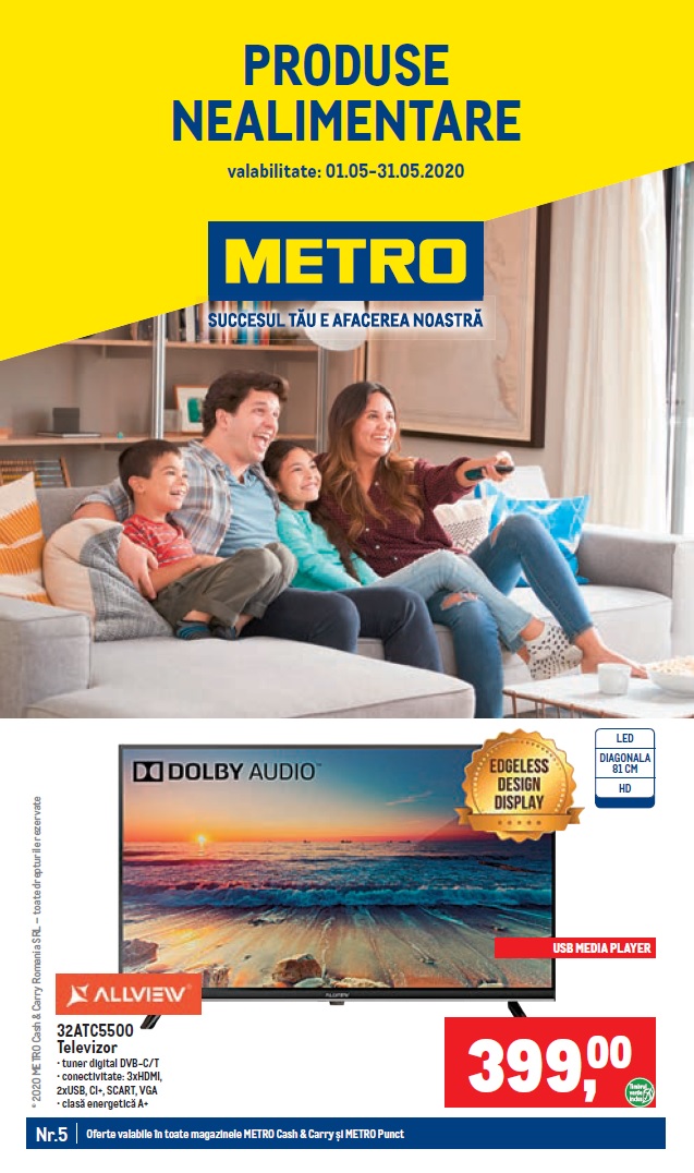 Catalog Metro & Nealimentare 1-31 Mai 2020 Catalog
