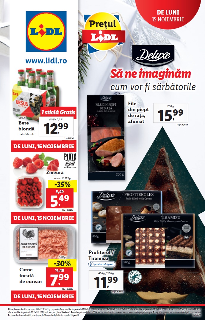 Catalog Lidl Oferte Saptamana Viitoare 1521 Noiembrie 2021