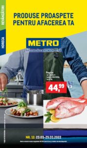 Coperta Catalog Metro Online Produse Proaspete 23-29 Martie 2022