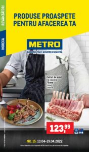Coperta Catalog Metro Produse proaspete 13-19 Aprilie 2022