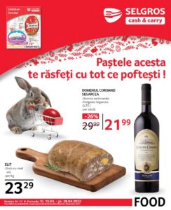 Coperta Catalog Selgros Produse Food Paste 15-28 Aprilie 2022