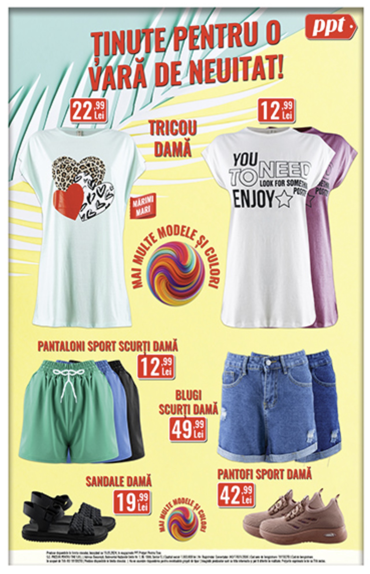 Catalog PPT Preturi Pentru Tine Haine de Vara 2024 Catalog AZ